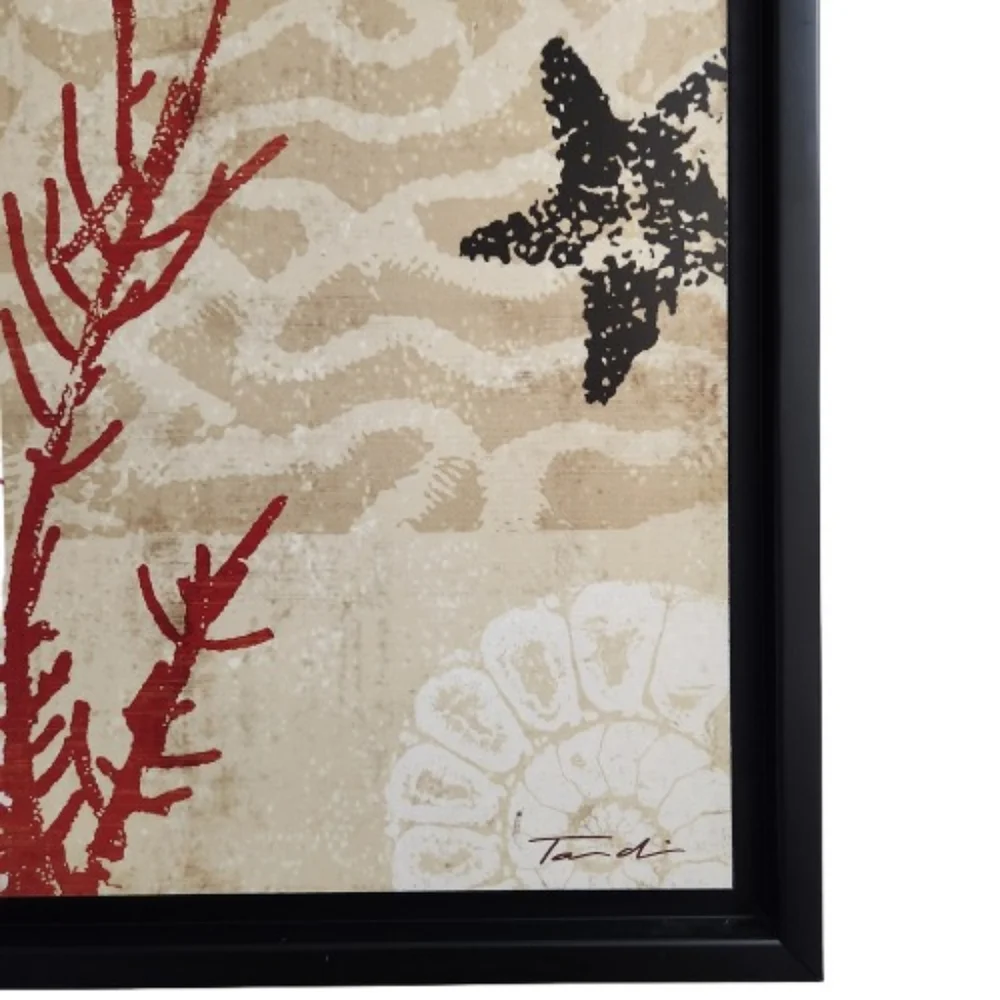 Tandi Venter Coral Impressions Framed Canvas Wall Art